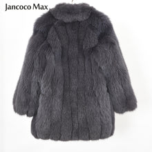 Load image into Gallery viewer, Winter New Coat Real Fox Fur Women Jackets Thick Warm Fashion Overcoat