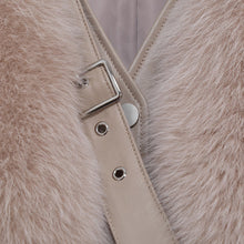 Load image into Gallery viewer, Winter Warm Women Genuine Sheepskin Leather Jackets Fox Fur Coats