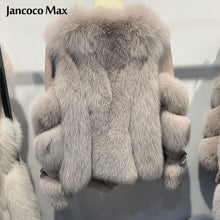 Load image into Gallery viewer, Women Winter Real Fox Fur Coats Thick Warm Fluffy Fur Leather Jackets