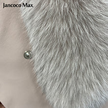 Load image into Gallery viewer, Women Winter Real Fox Fur Coats Thick Warm Fluffy Fur Leather Jackets