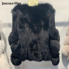 Load image into Gallery viewer, Women Real Fox Fur Coats Winter Keep Warm Fashion Leather Fur Jackets