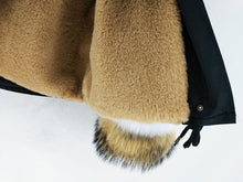 Load image into Gallery viewer, New Fashion Women Luxury Fur Parkas Winter Warm Raccoon Fur Coats