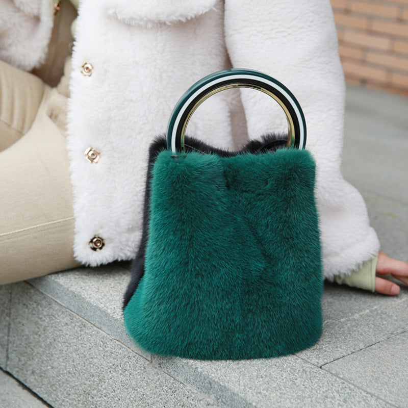 Luxury Handbag - Cashmere & Pearls