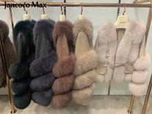 Load image into Gallery viewer, Winter Luxury Women Fur coats Genuine Sheepskin Leather Jackets Thick Warm