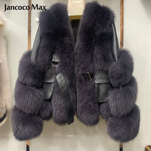 Load image into Gallery viewer, Winter Luxury Women Fur coats Genuine Sheepskin Leather Jackets Thick Warm