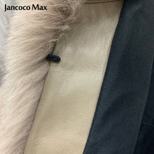 Load image into Gallery viewer, Luxury Real Sheepskin Leather Jackets Women Winter Thick Warm Fox Fur Coat