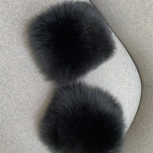 Load image into Gallery viewer, Women&#39;s Luxury Real Fur Coat Diamond with Detachable Fox Fur Cuff