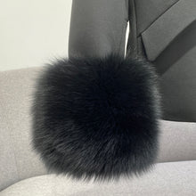 Load image into Gallery viewer, Women&#39;s Luxury Real Fur Coat Diamond with Detachable Fox Fur Cuff