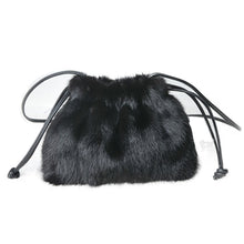 Load image into Gallery viewer, Real Mink Fur Handbags 2022 New Style Luxury 100% Mink Fur Bags Lady Cross Bags Shoulder Bag 8817